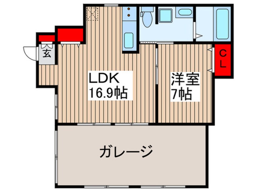 間取図 レコラ行徳