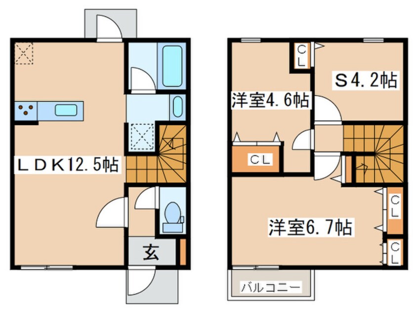 間取図 メゾン　オ　ソレイユ