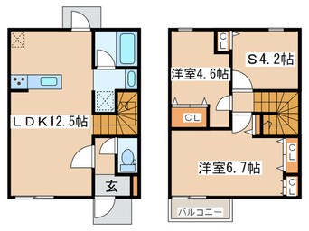 間取図 メゾン　オ　ソレイユ