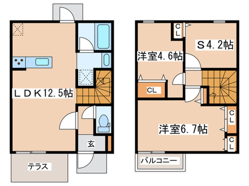 間取図 メゾン　オ　ソレイユ