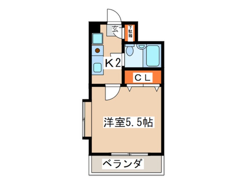 間取図 リバーサイド久地