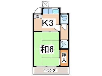 間取図 大武荘　３号