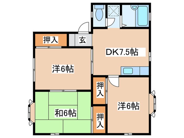 間取り図 フジメゾンＡ