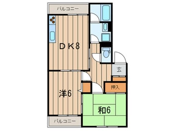 間取図 エコ－ハイム