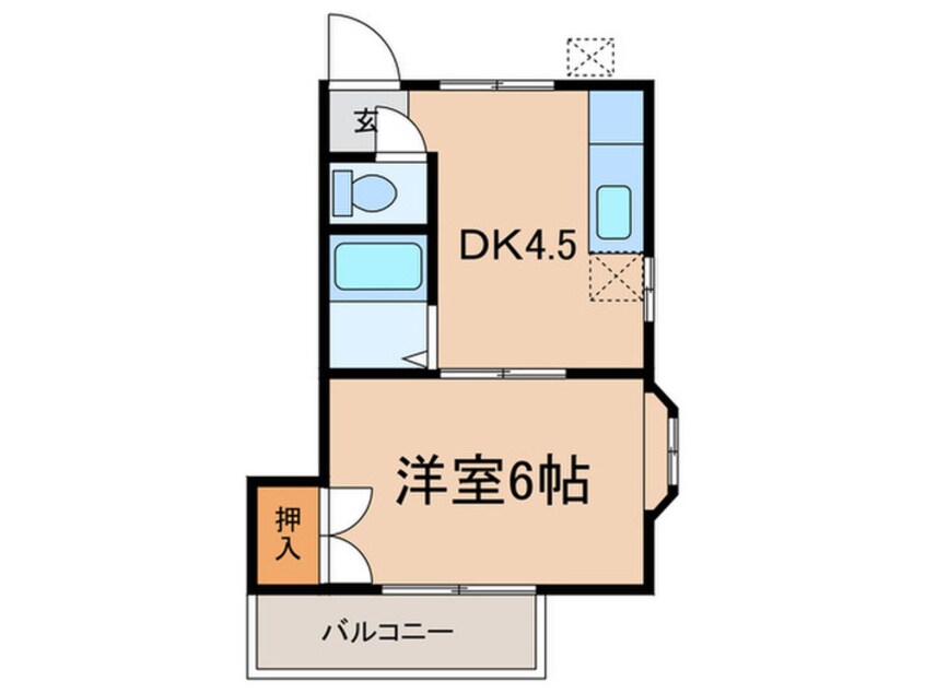 間取図 ファミール玉川