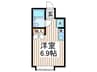 早宮コーポ 1Rの間取り