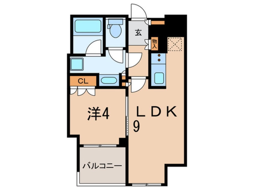 間取図 ｸﾚｳﾞｨｱﾀﾜｰ大井町THERESIDENCE