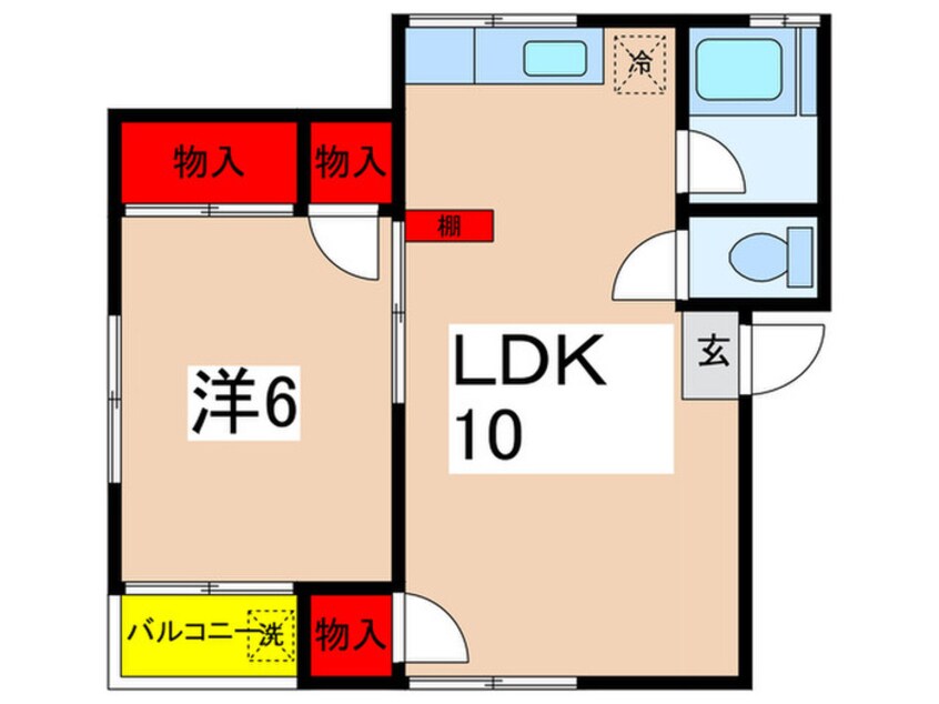 間取図 小吉ビル