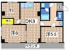 ネオポリストキワⅧ 3DKの間取り