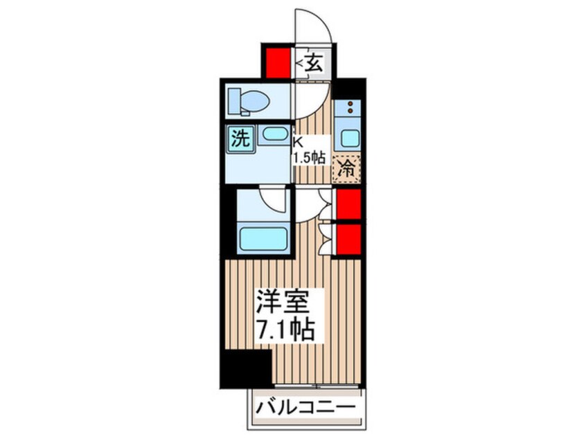 間取図 ドゥーエ三ノ輪Ⅰ