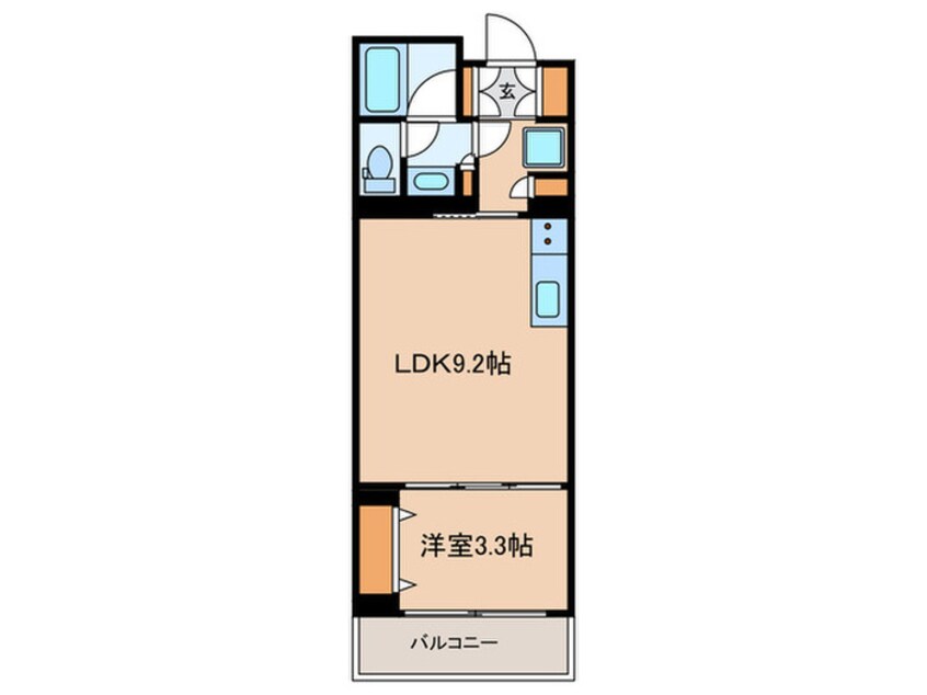 間取図 ウェルスクエア神楽坂