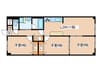 長嶋ビル 3LDKの間取り