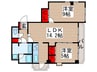 綾東ヴィレヂ弐番館 2LDKの間取り