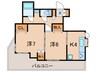 ロ－レル小石川 2Kの間取り
