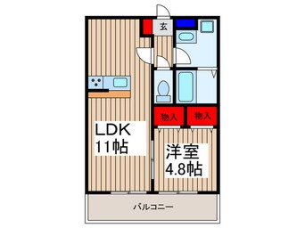 間取図 リブリ・鷹匠