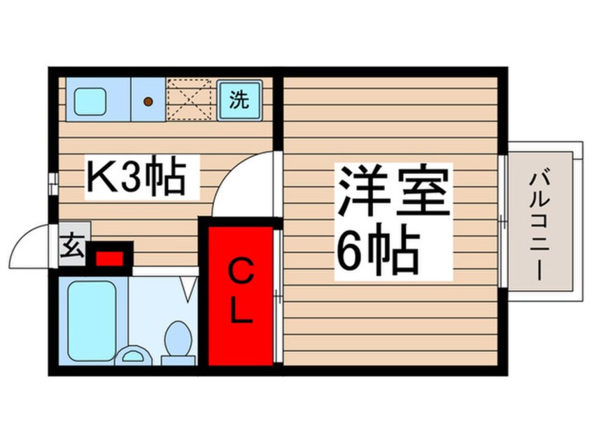 間取図 アブニールハイツ石東