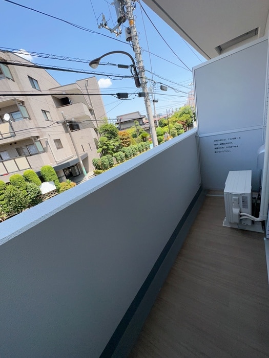 ベランダ・バルコニー ｱｲﾙﾌﾟﾚﾐｱﾑ東京府中（202）