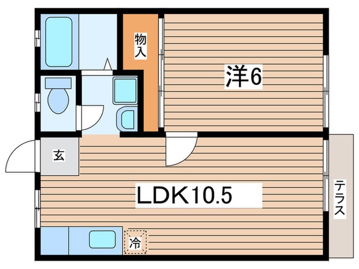 間取り図 綱島ニュ－ハイツ