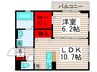 ルミエールⅠ 1LDKの間取り