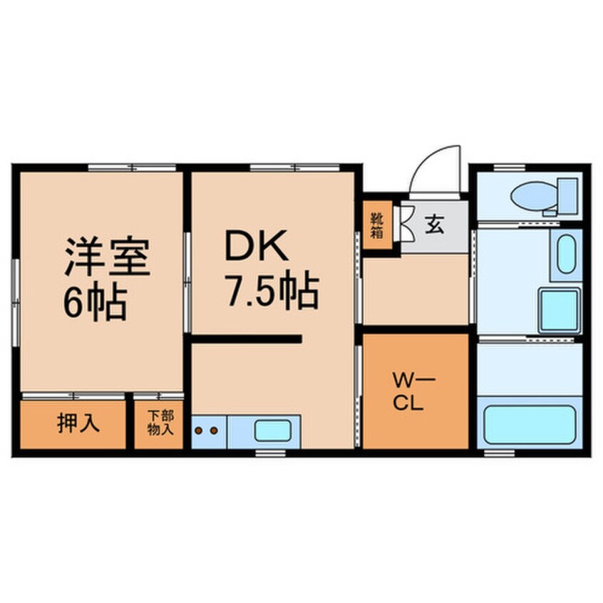 間取図 フォレストメゾンⅡ番館