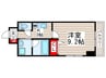 ソシア西葛西 1Kの間取り