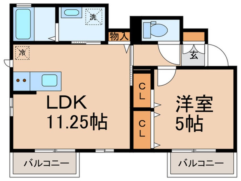 間取図 ディアコートSHINO　Ⅲ