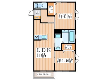 間取図 仮）西東京市田無町２丁目新築