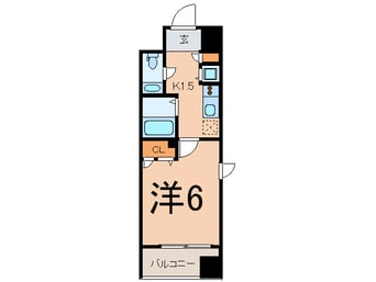 間取図 エクセリア日本橋箱崎(603)