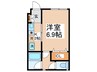 コスモハイツＡ 1Kの間取り