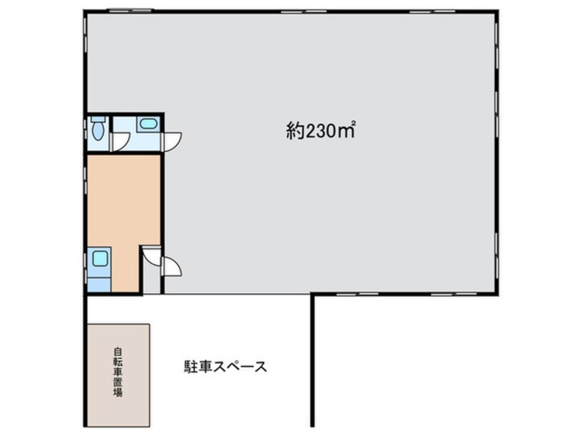 間取図 新堀2丁目倉庫