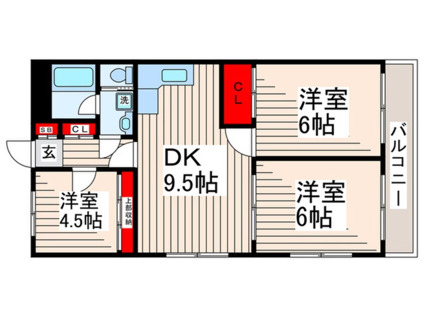 間取図 フォレストグリーン