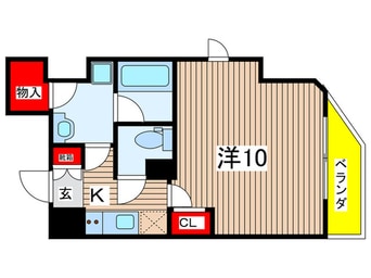 間取図 アルテシモオアゾ（601）