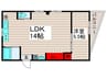 Tubaki　Corpo 1LDKの間取り