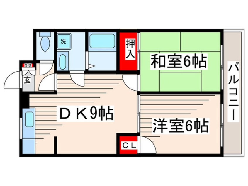 間取図 アメニティＭＳ