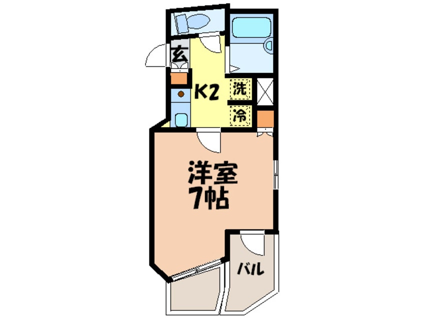 間取図 メルベージュＭＲＭ
