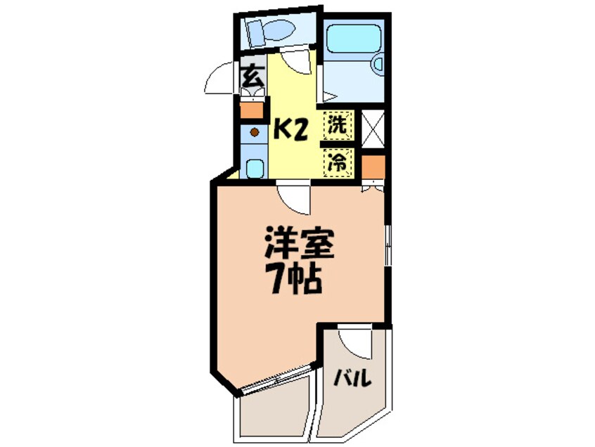 間取図 メルベージュＭＲＭ