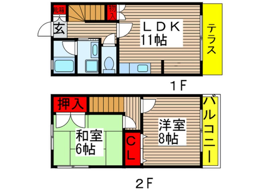 間取図 サンステ－ジ斉藤Ⅲ