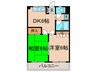 パ－クハイム１２ 2DKの間取り
