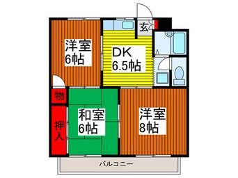 間取図 大野ハイム