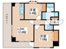 ﾗｲｵﾝｽﾞﾏﾝｼｮﾝ国分寺第5(210) 2LDKの間取り