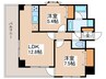 ﾗｲｵﾝｽﾞﾏﾝｼｮﾝ国分寺第5(210) 2LDKの間取り