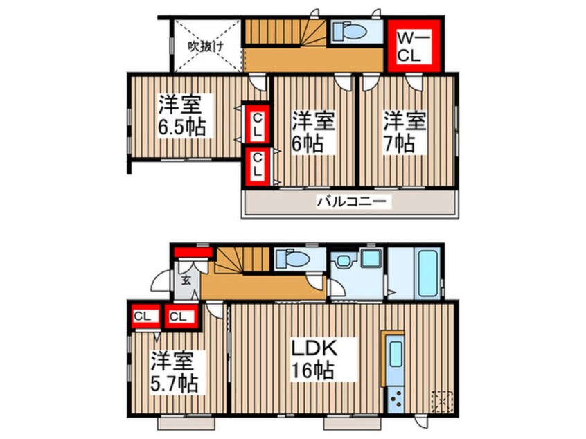 間取図 Ｋｏｌｅｔ野田上花輪#05