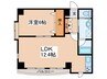 ストリートライフ 1LDKの間取り