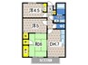 アルシオネ横浜 3DKの間取り