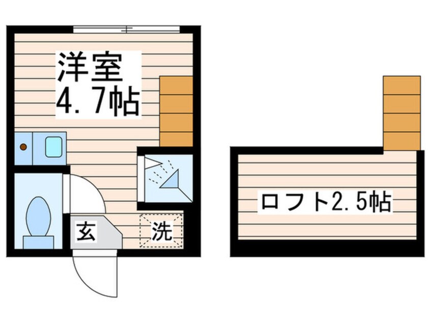 間取図 ハーモニーテラス東長崎