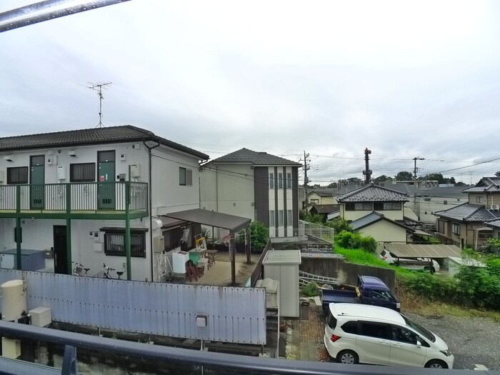 室内からの展望 万精ハイツ