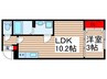 KEIAI RESIDENCE北小金 1LDKの間取り