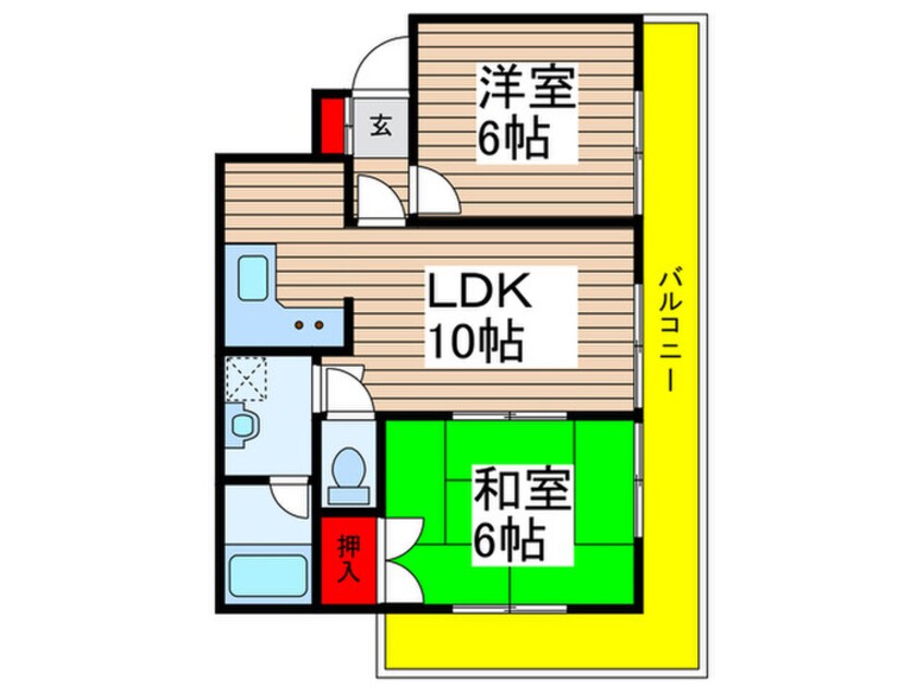 間取図 Lily南大野