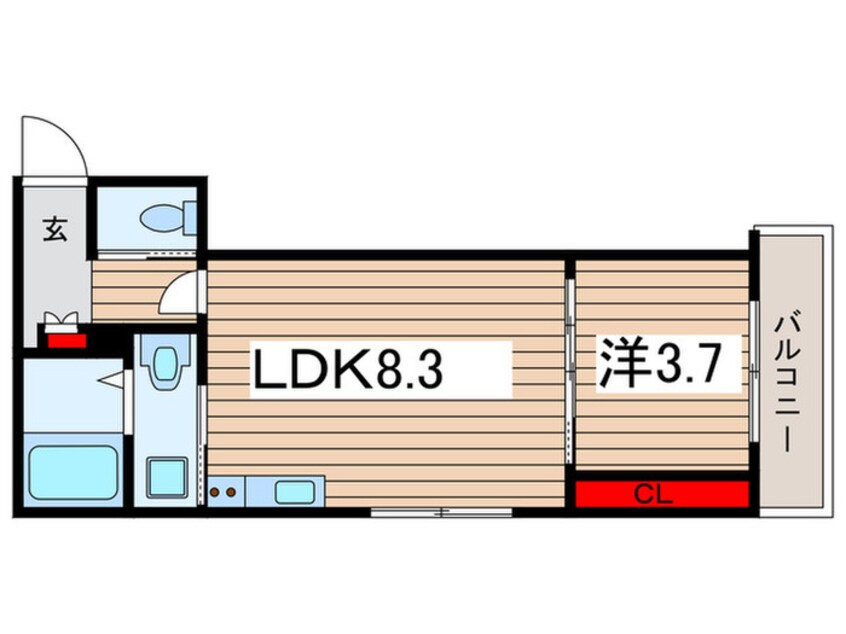 間取図 ＳＵＮ　ＨＯＲＩＺＯＮ　Ⅱ