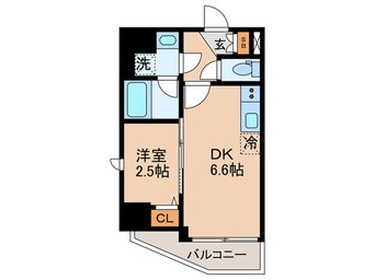 間取図 ティモーネプレミアム蒲田